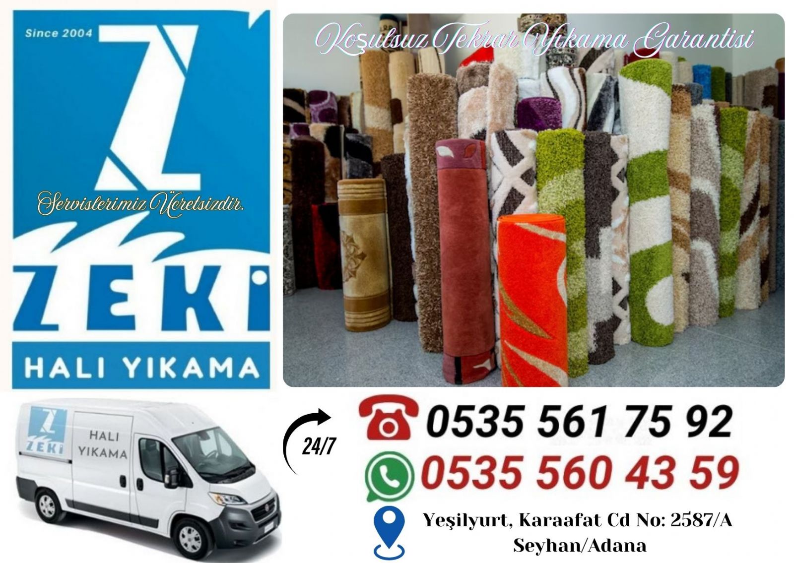 Seyhan Halı Yıkama Fiyatları